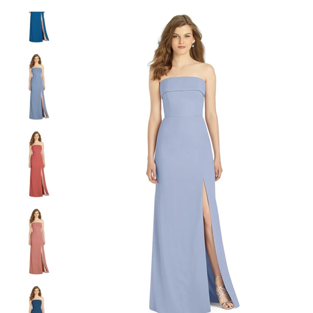 Bella Bridesmaids Dress Sky Blue Size 0